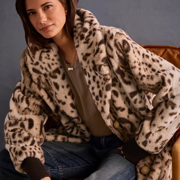 Cabi Women's Leopard Coat Size Large Brand New! MSRP $249 Get it for a low price - Picture 3 of 7